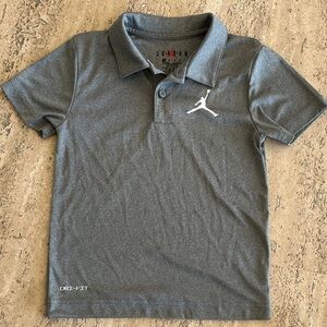 Jordan Kids Polo Shirt in Gray